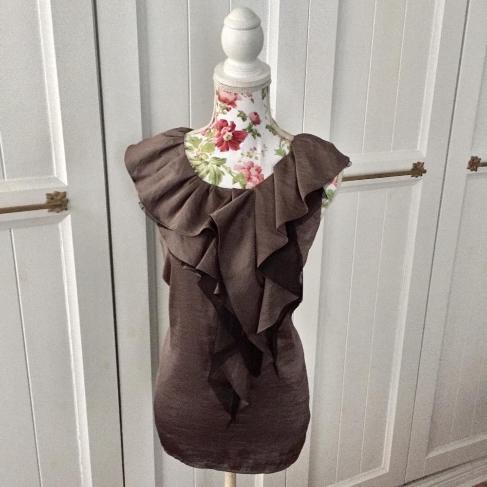 Ann Taylor LOFT Ruffle Blouse